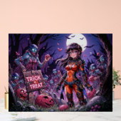 Trick ou traiter Halloween Zombies distribuer le c (Mariage)