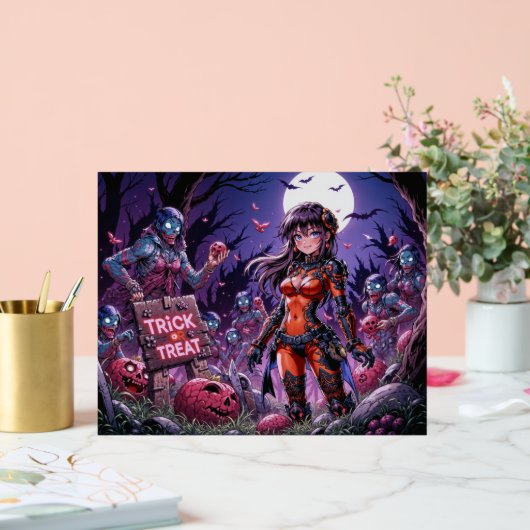 Trick ou traiter Halloween Zombies distribuer le c (Mariage)