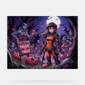 Trick ou traiter Halloween Zombies distribuer le c (Recto)