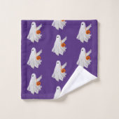 Trick Ou Traiter Le Fantôme Avec Le Bouchon Citrou (Gant de toilette)