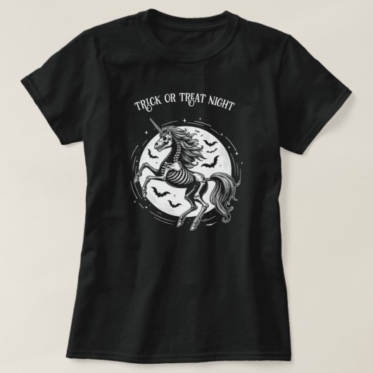 Trick ou traiter Unicorn2 T-shirt (Design devant)
