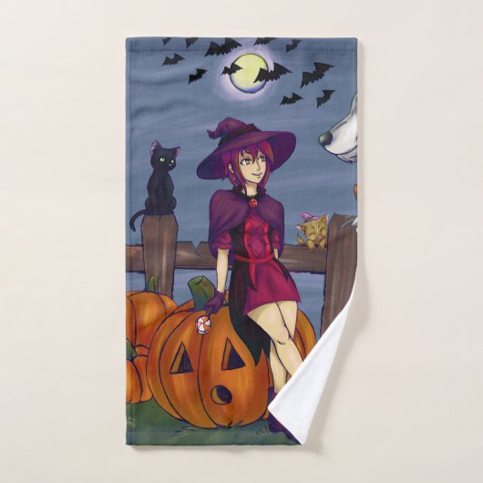 Trick ou Treat Buddies (Serviette à main)