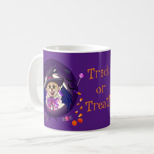 Trick ou Treat Halloween mug (Devant gauche)