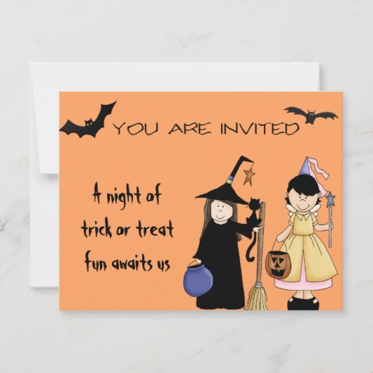 Trick Ou Treat Invitations (Devant)