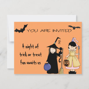 Trick Ou Treat Invitations