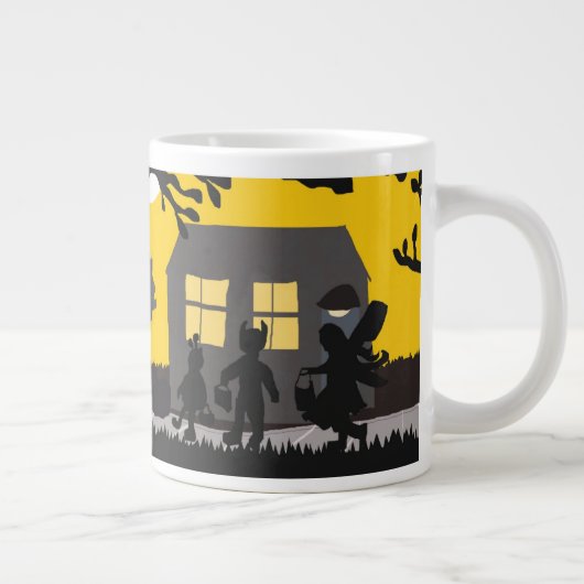 Trick Ou Treat Jumbo Coffee Mug (Droite)