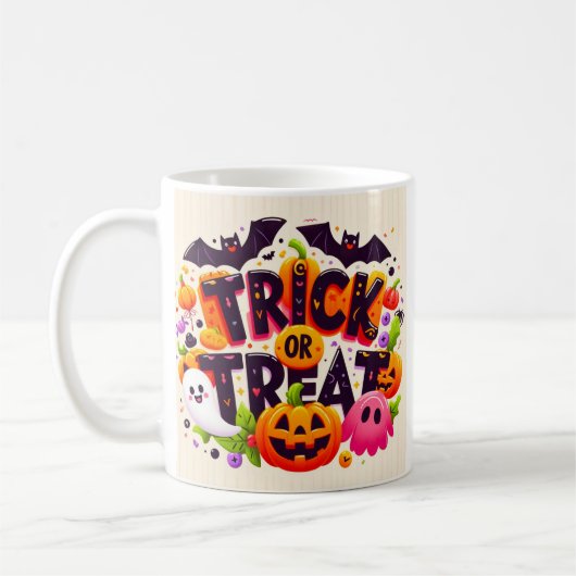 TRICK ou TREAT Mug (Gauche)