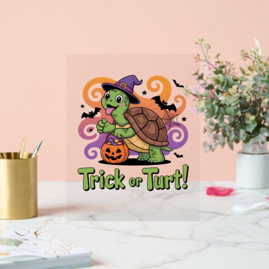 Trick ou Turt Funny Turtle Halloween (Mariage)