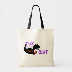 Trick Rawr Treat Halloween Dinosaur Sac fourre-tou