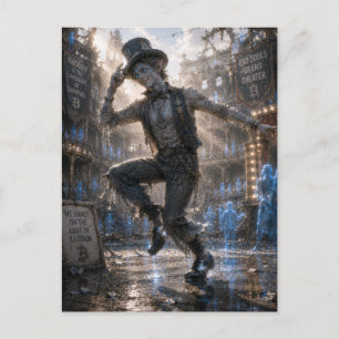 Trick/Tapdanser/Grote Podium Briefkaart