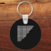 Trickle Down Economics  Sleutelhanger (Voorkant)