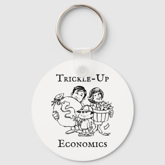 Trickle-up Economics Sleutelhanger (Voorkant)