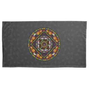 Tricks and Treats Mandala Housse d'oreiller
