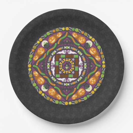 Tricks and Trees Mandala Paper Bord (Voorkant)