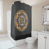 Tricks and Trees Mandala Shower Curtain Douchegordijn (In situ)