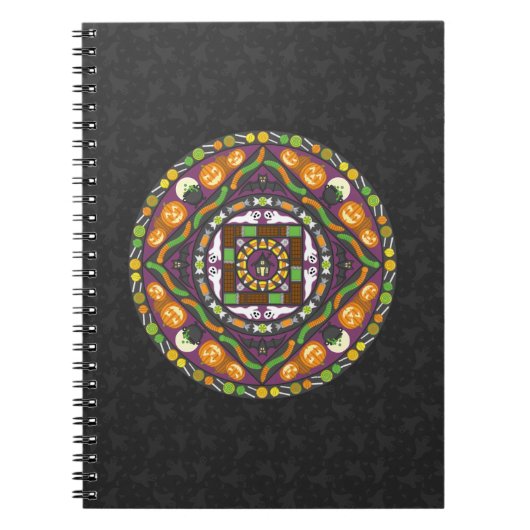 Tricks et Traitements Carnet Mandala (Devant)