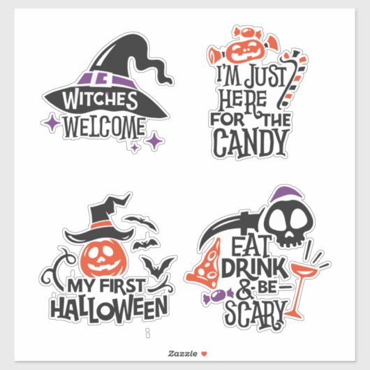 Tricks, Treats & Tiny Frights Sticker (Vel)