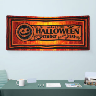 Tricks & Treks Halloween Spandoek