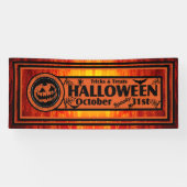 Tricks & Treks Halloween Spandoek (Horizontaal)