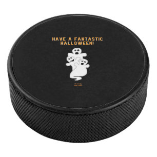 Trickster Ghosts Hockey Puck