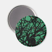 Trickster Konijn in Briar Patch Magneet (Voorkant / Achterkant)