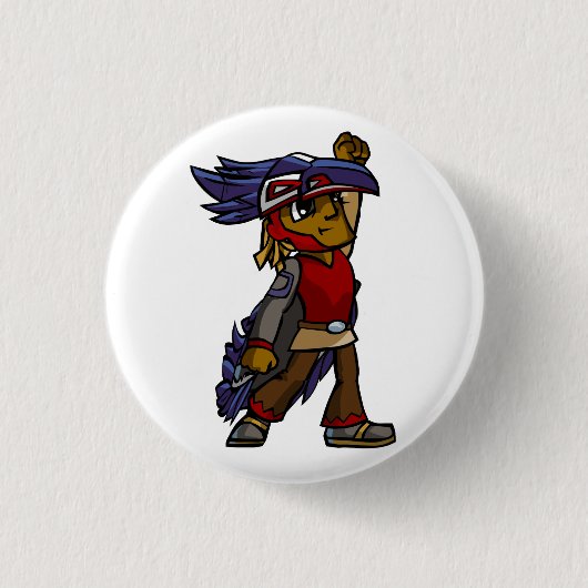 Trickster Raven Button (Voorkant)