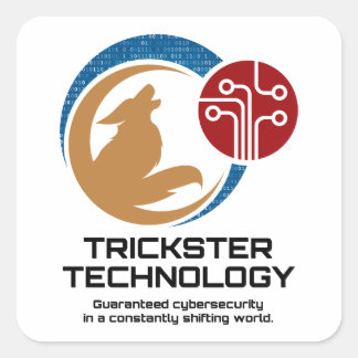 Trickster Technology sticker (licht)