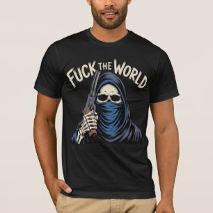 Trickster Wasbeer Grafische Kunst Aggressief Scher T-shirt