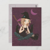 Tricksters - fée goth sorcière carte postale (Devant / Derrière)
