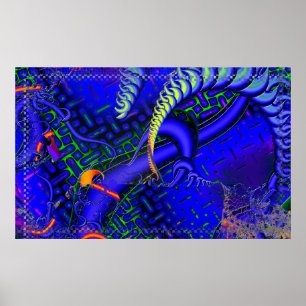 Tricky Bugger 3D Fractal Poster