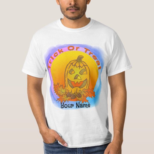 Tricky Pumpkin T-shirts (Voorkant)