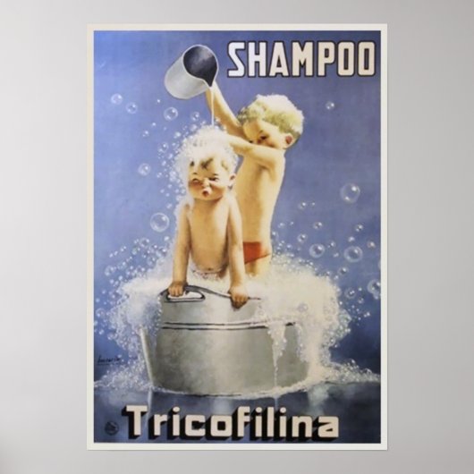 TricoFilina Shampoo Bathroom Decor Poster (Voorkant)