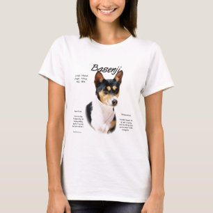 Tricolor Basenji Geschiedenis, Alles over Basenji' T-shirt