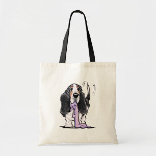 Tricolor Basset Houndspel Tote Bag