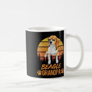 Tricolor Beagle Hond Opa Paw Papa Vaders Dag Koffiemok