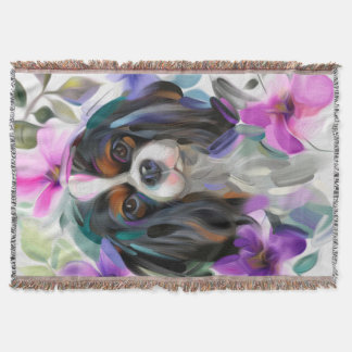 Tricolor Cavalier Art Throw deken