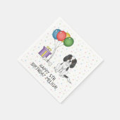 Tricolor Cavalier King Charles Spaniel - Birthday Servet (Hoek)