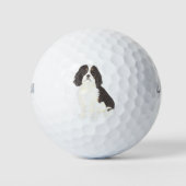 Tricolor Cavalier King Charles Spaniel Golfballen (Voorkant)