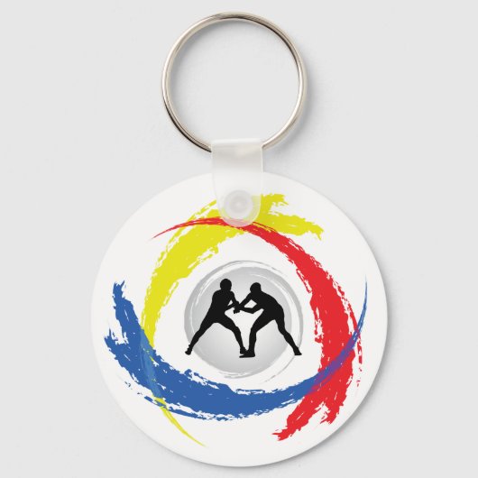 Tricolor Emblem Sleutelhanger (Voorkant)