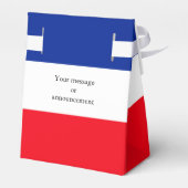 Tricolor Franse vlag Custom Bedankdoosjes (Achterkant)
