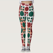 Tricolor Polka dot Leggings (Voorkant)