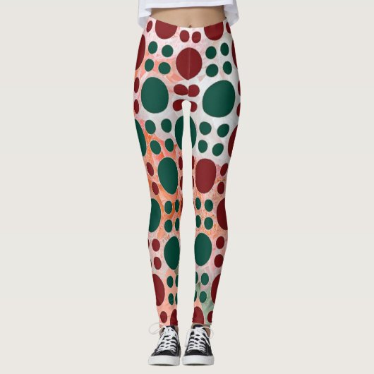 Tricolor Polka point Leggings (Devant)