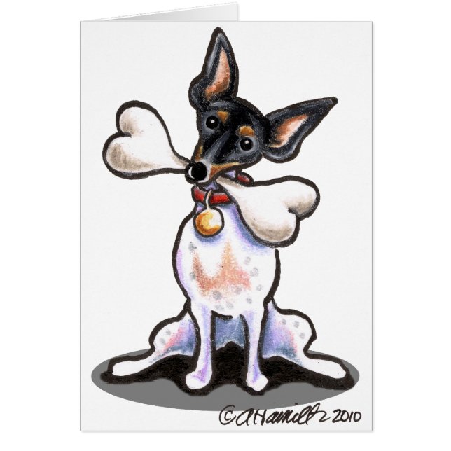 Tricolor Rat Terrier Big Bone (Voorkant)