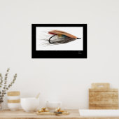 Tricolor Salmon Fly Poster (Keuken)