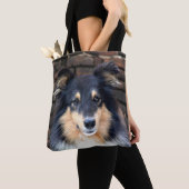 Tricolor Sheltie Draagtas (Dichtbij)