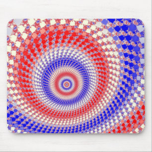 Tricolore Roundalls Tapis de souris