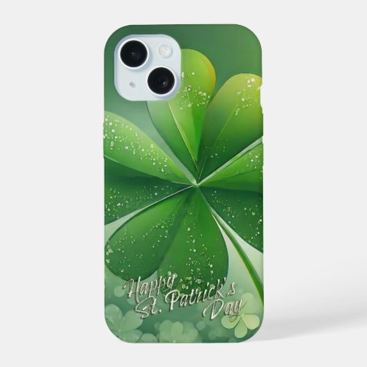 Tricolores de Shamrocks Joyeuse Saint-Patrick (7) (Verso)