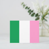 Tricolorvlag voor Newfoundland (Canada) Briefkaart (Staand voorkant)