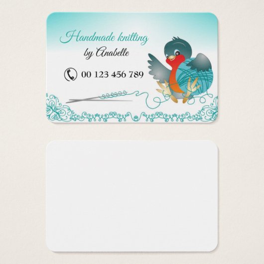 Tricot artisanal (Devant & derrière)