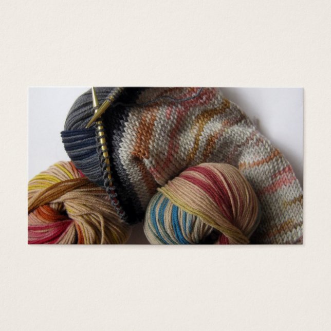 Tricot avec fils de laine (Devant)